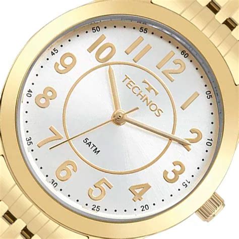 Relógio Feminino Boutique Technos Dourado 2035MJDS 4K Dourado