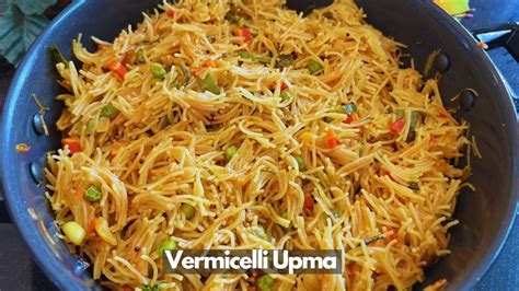 Vermicelli Upma Namkeen Seviyan Vegtable Sevai Upma Pulao