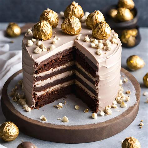 Frosted Ferrero Rocher Cake Recipe Cake Decorating Tutorials