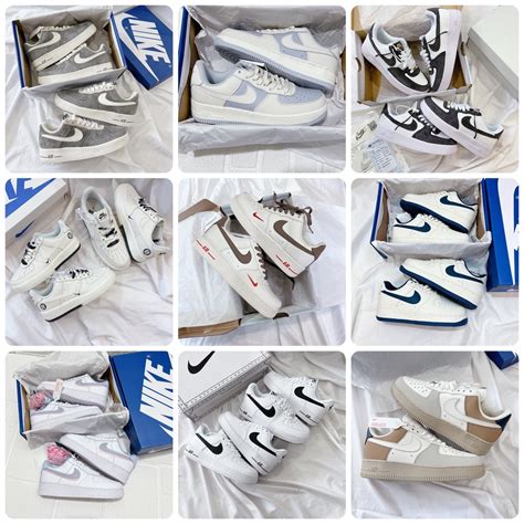 Giày Thể Thao Nam Nữ For lv Milf Cafe GiàyNike AF Trắng Air Force all white Hàng Đẹp nỉ