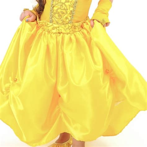 Fantasia Vestido Princesa Bela E Fera Luvas E Tiara P M G Gg