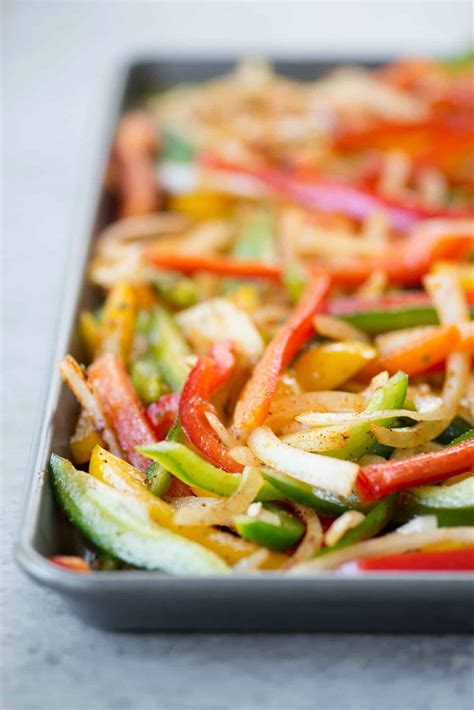 Oven Fajitas with Veggies - Delish Knowledge