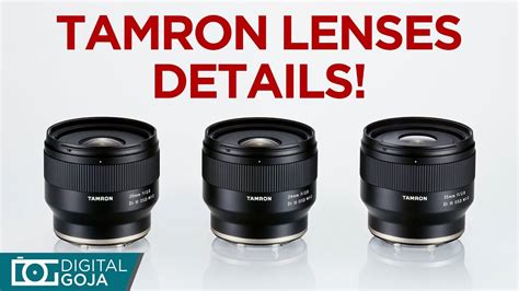 Tamron Announce 3 Close-Focusing Prime Lenses And A Fast Telephoto Zoom ...