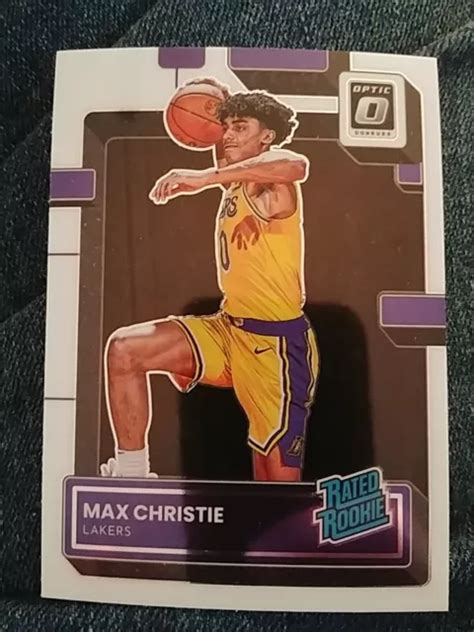 Donruss Optic Max Christie Rc Recrue Class E Los Angeles