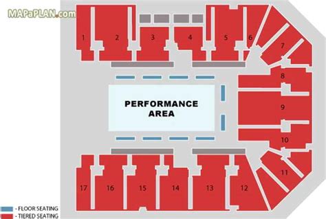 Birmingham Resorts World Arena Nec Detailed Seat Numbers Seating Plan