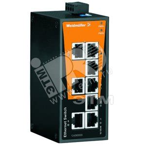 Выключатель сетевой IE-SW-BL08-8TX артикул 1240900000 Weidmueller ...