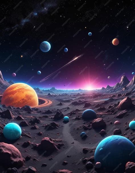 space background realistic depiction   universe premium ai