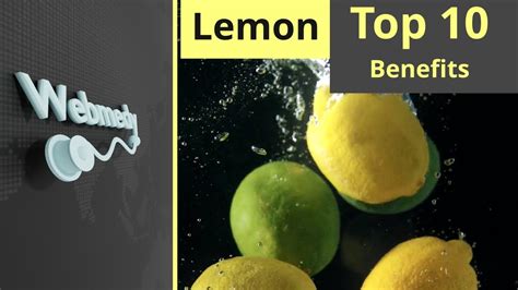 10 Surprising Health Benefits Of Lemons Benefits Of Lemon Water Youtube