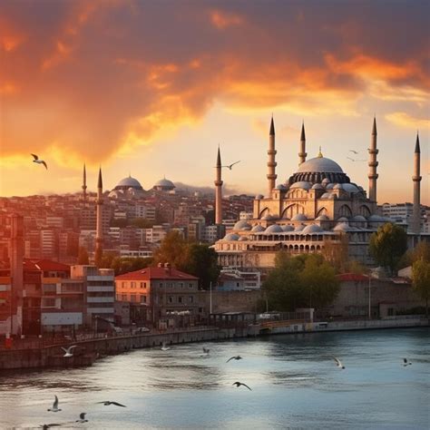 Premium AI Image | Turkey's Most Magnificent Mosque