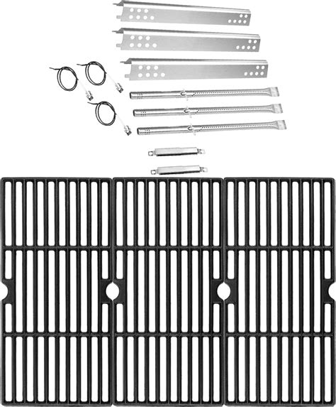 Amazon Uniflasy Grid Grates Igniter Grill Burner Heat Plate Shield