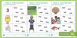 Eyfs Phase Zz Qu Sh Ch Th Ng Phonics Activity Mats