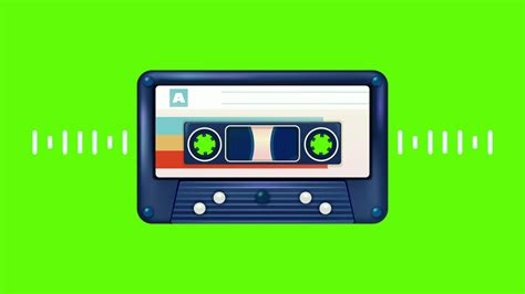 Vhs Tapes Animations From Old Cassette Tapes Rotate With Elements Of Hit Music Beats 80s 90s