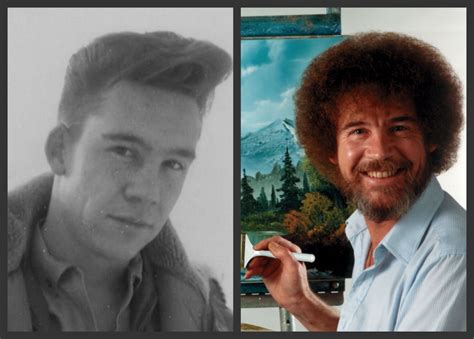 Bob Ross - USAF Drill Sergeant & Artist | Bob ross, Bob ross funny, Bob