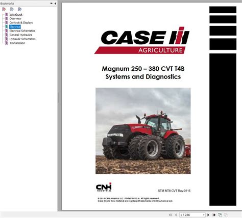 Case IH Magnum 250 380 CVT T4B New Holland T8 320 435 AC T4B Tractors