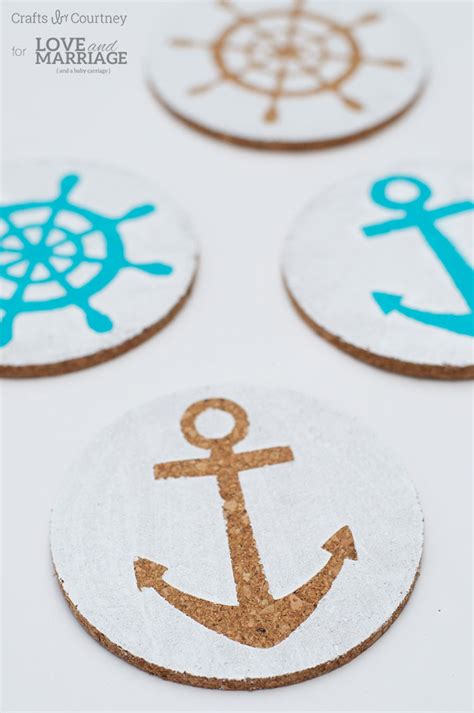 Easy Nautical Diy Coasters