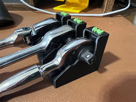 D Printed Magnetic Ratchet Holder Toolbox Organizer For Ratchets