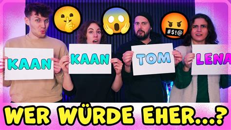 Mal Wer W Rde Eher Challenge Mit Kaan Dania Lena Tom Youtube