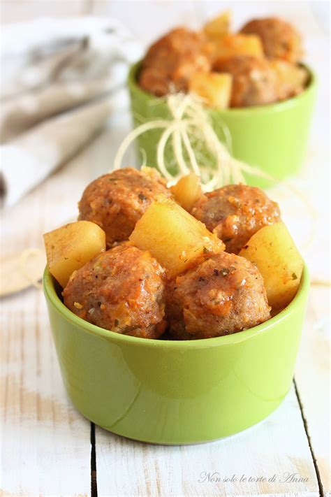 Polpette E Patate In Umido Ricetta Polpette Annatorte