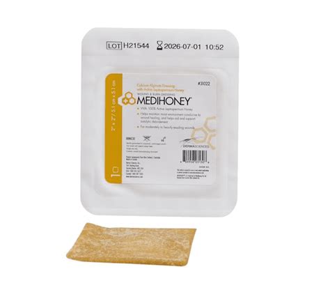 Buy MEDIHONEY Calcium Alginate Dressing, Calcium AlginateActive ...