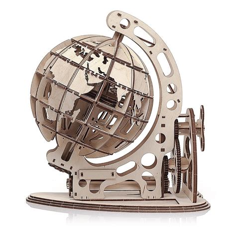 Molde Globo Terrestre Vintage Arquivo Corte Cnc Laser No Elo