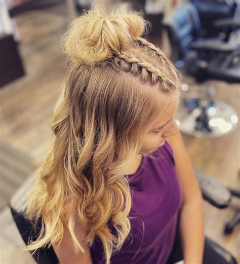 Easy And Cute Half Up Half Down Braided Hairstyles