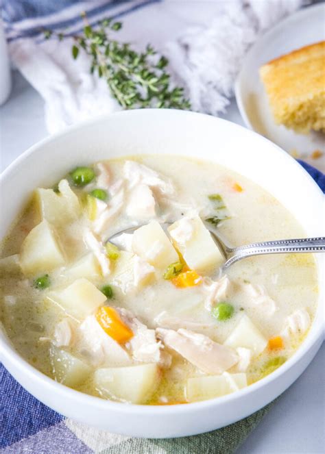 Chicken Pot Pie Soup - Dinners, Dishes, and Desserts