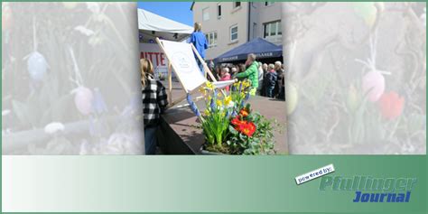 Der Frühling erwacht in Pfullingen Stadtfest mit verkaufsoffenem