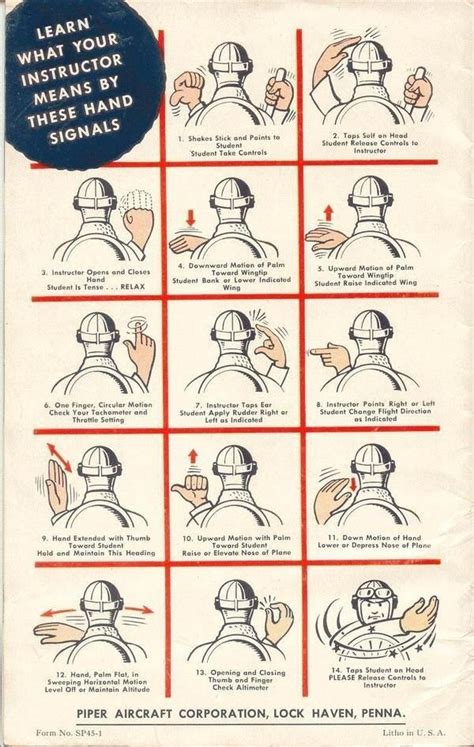 Flight Instructor Hand Signals Your Essential Guide