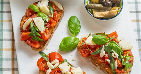 Recette De Bruschetta Facile Et Rapide Marie Claire