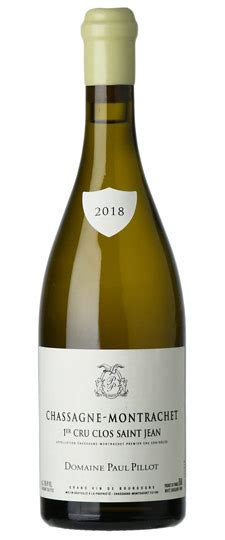 2018 Domaine Paul Pillot Chassagne Montrachet 1er Cru Clos St Jean