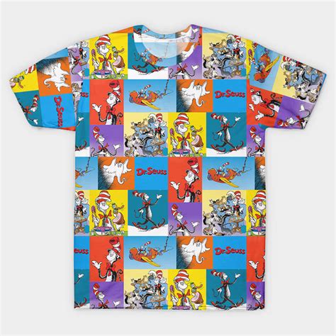 Colorful Cartoon Characters Teacher Printed Super Soft T-Shirt Sale ...