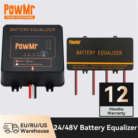 PowMr 24V 48V korektor baterii solarny wyważacz napięcia dla systemu