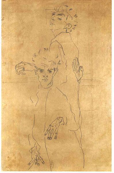 Egon Schiele 1890 1918 Et Lautoportrait Autoportrait Dessins Egon