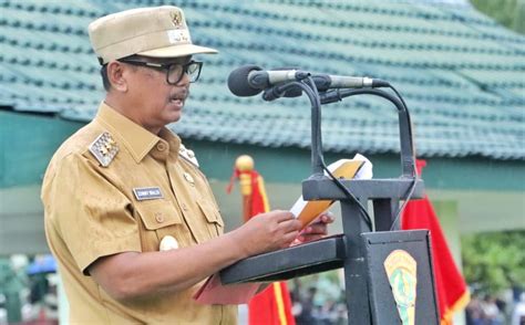 Plt Bupati Simalungun Pimpin Upacara Penyambutan Satgas Pamtas Yonif