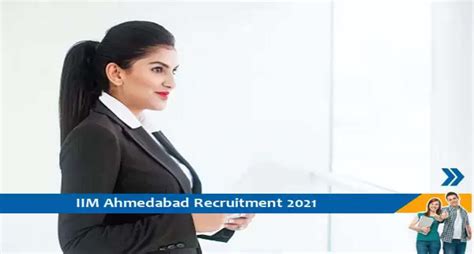 Iim Ahmedabad Recruitment For The Post Of State Resource Associate