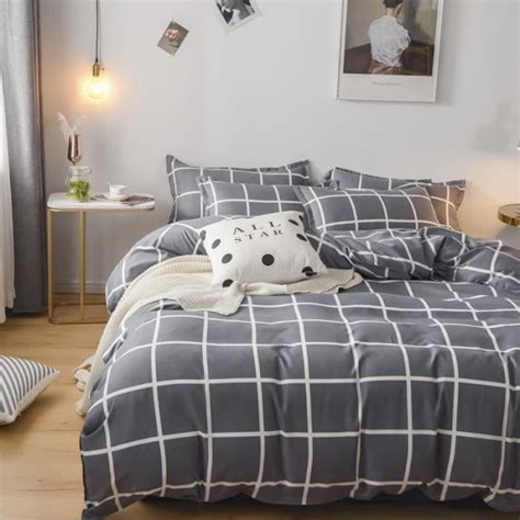 Pi Ces Sets De Housse De Couette X Cm Drap De Lit Taies D