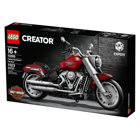 Lego Creator Expert Motorcycle Harley Davidson Fat Boy I Thj