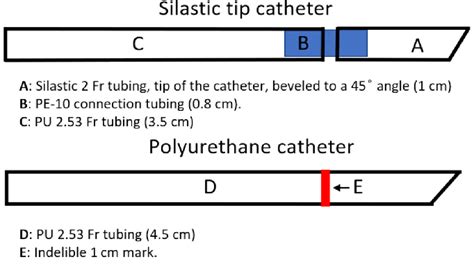 Schematic Diagrams Of The Catheters Fabricated And Used For Experiments Download Scientific