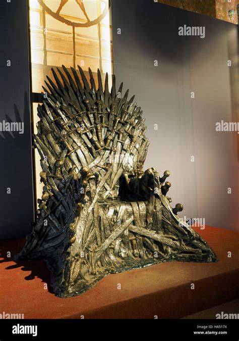 Iron Throne - Game of thrones Stock Photo: 126729902 - Alamy