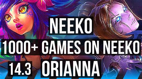 NEEKO Vs ORI MID 6 0 3 1000 Games Dominating KR Grandmaster