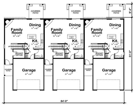 Triplex House Plans Single Story Discover The Affordable And Efficient