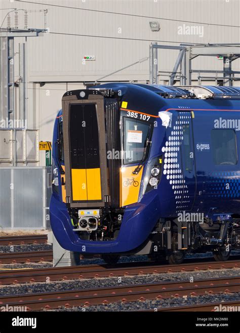 Brand New Class Class 385 Electric Train At The Hitachi Assembly Plant At Newton Aycliffe Uk