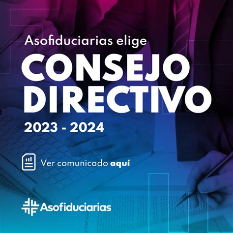 Consejo Directivo 2023 2024 Mailing Asociación de fiduciarias de Colombia