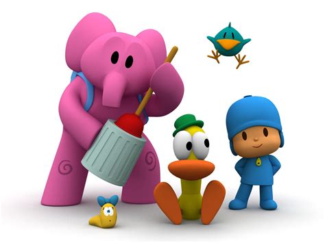 Pocoyo Elly Angry She is the one of best friends of pocoyo and pato