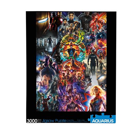 Buy AQUARIUS Marvel Avengers Collage 3000 Piece Jigsaw Puzzle Glare