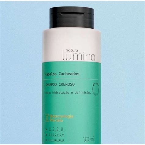 NAtura Lumina Shampoo LOIROS CACHEADOS CRESPOS Diversos 300ml Shopee