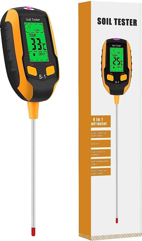 Eyglo In Bodentester Ph Messger T Digitales Pflanzenthermometer Mit