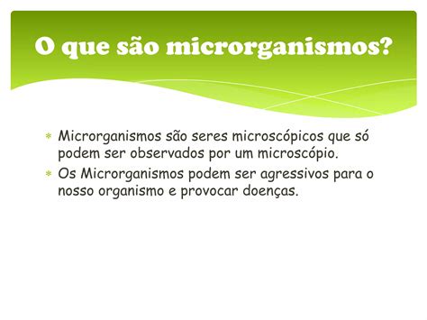 Os microrganismos | PPT
