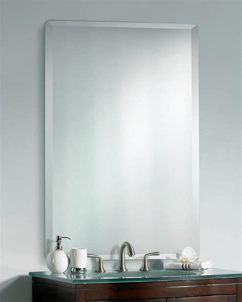 Frameless Rectangular Bathroom Mirrors Semis Online