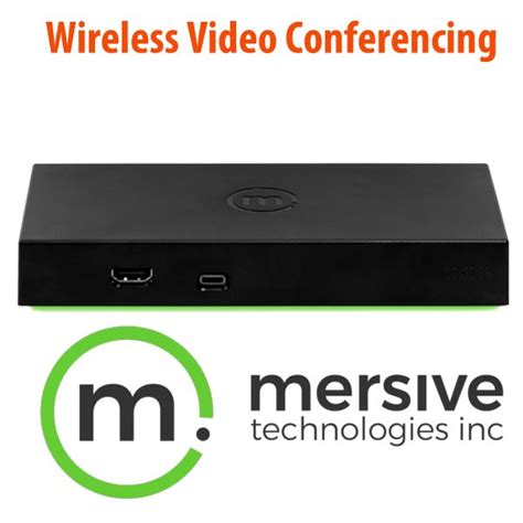 Mersive Solstice Wireless Video Conferencing System Dubai Vector